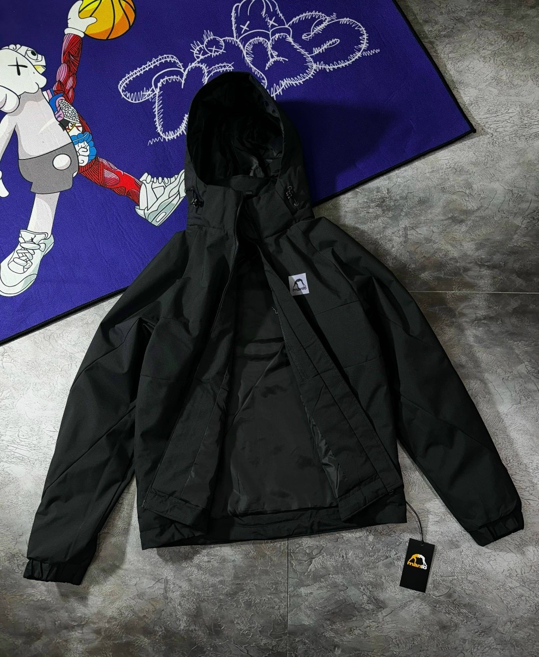 ветровка manto jacket defend black,куртка manto,куртка,куртка унисекс,ветровка manto