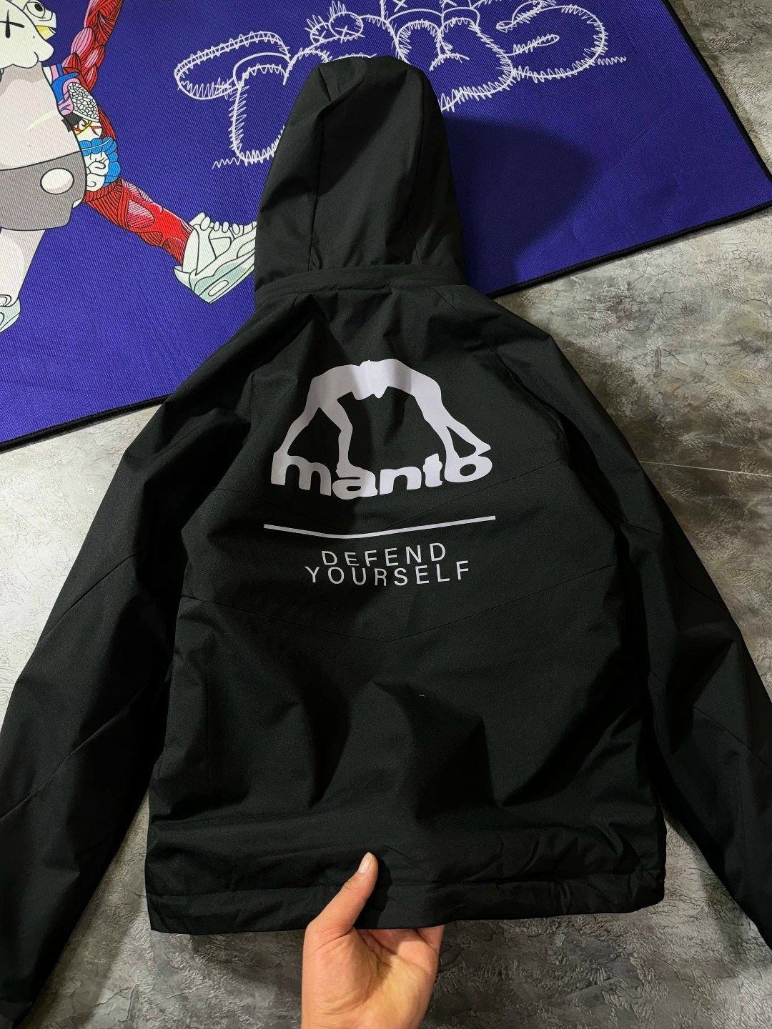 ветровка manto jacket defend black,куртка manto,куртка,куртка унисекс,ветровка manto