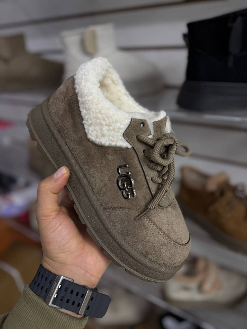 ,угги замш,женская ,кроссовки женские ugg,кроссовки зимние ugg женские