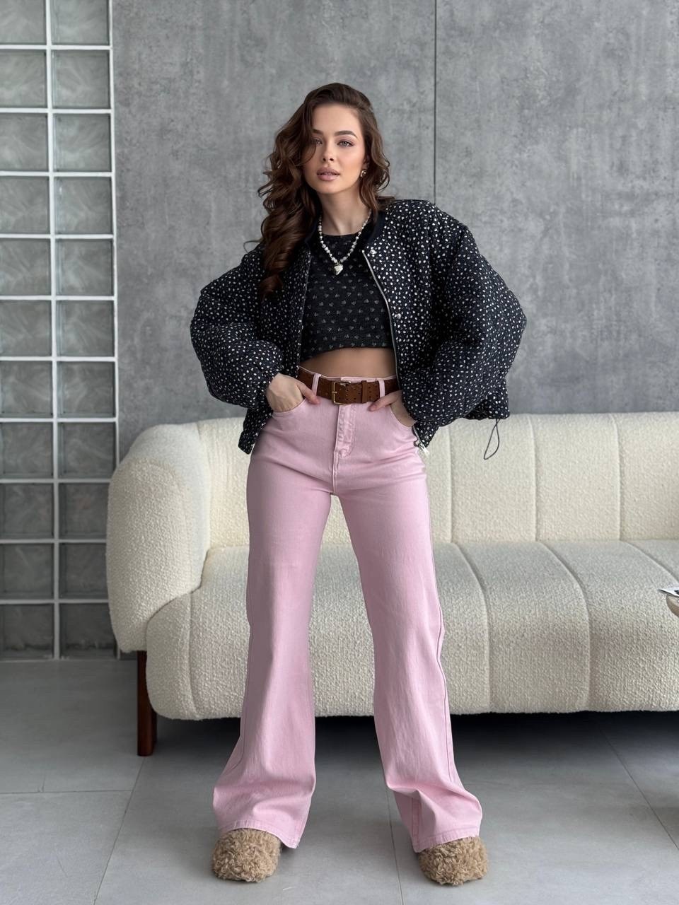 женские джинсы,розовые джинсы,брюки джинсы,широкие джинсы