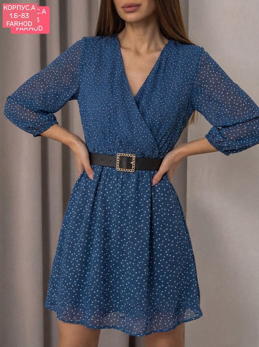 платье,платье женская,платье идеальное,шифоновое платье,платье женское синее