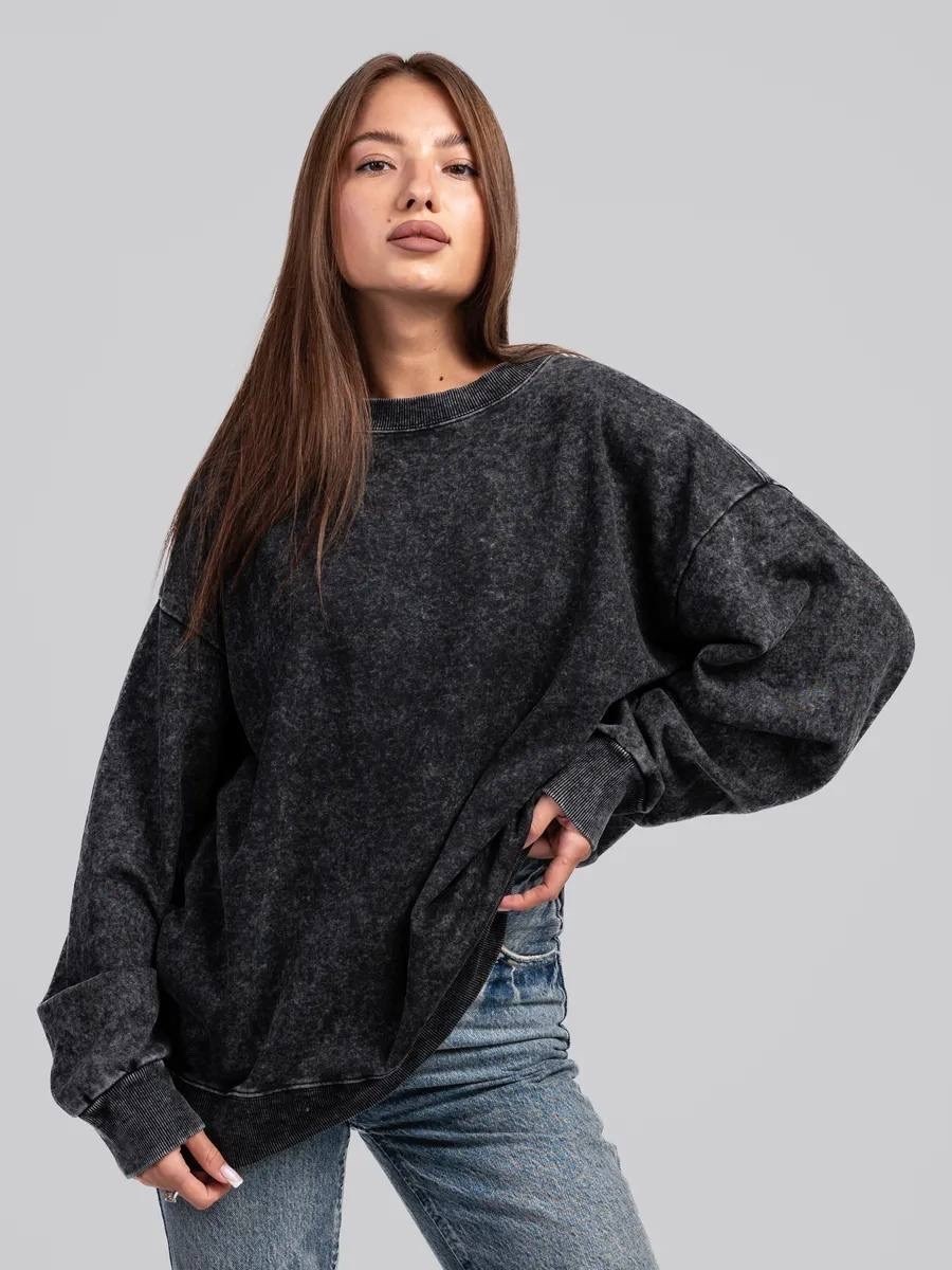 джемпер (свитшот) женский оверсайз из футера с подчесом,свитшот женская,оверсайз свитшот,женский свитшот оверсайз,свитшот оверсайз спортивный