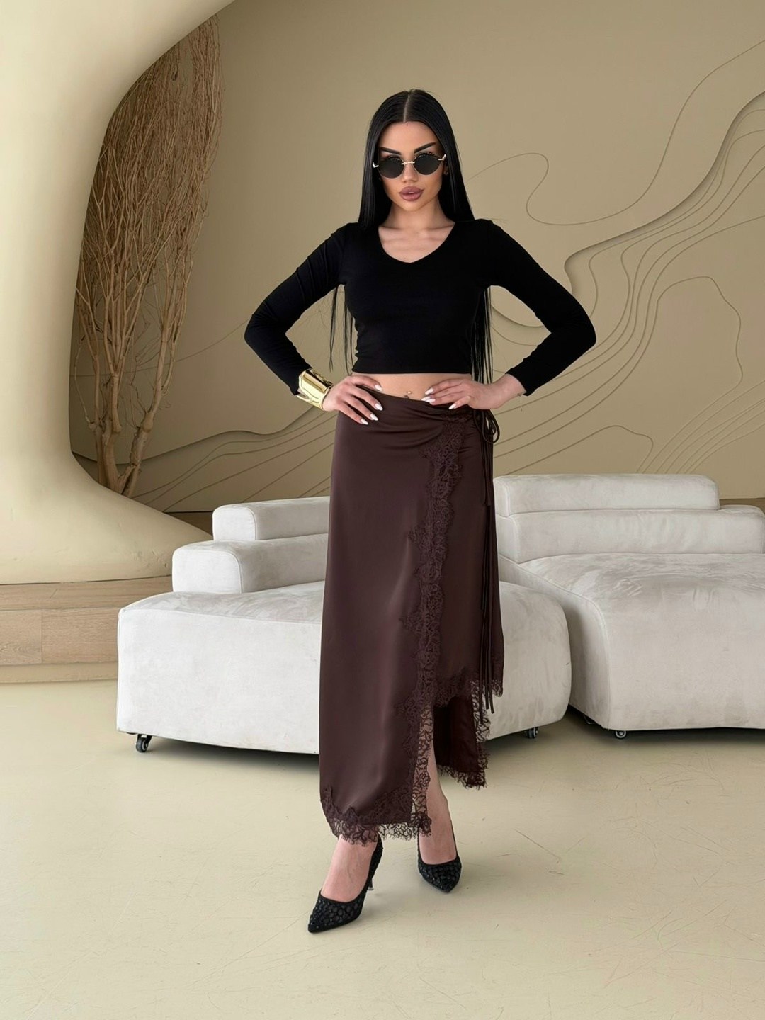 юбка женская,кружевная юбка,ажурная юбка,юбка,коричневая юбка