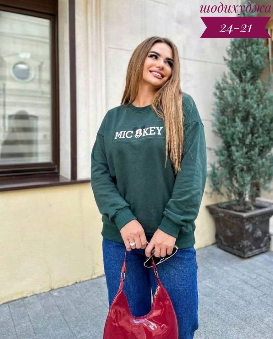 толстовки кофта,свитшот женская,зеленый свитшот,кофта свитшот,толстовки свитшот