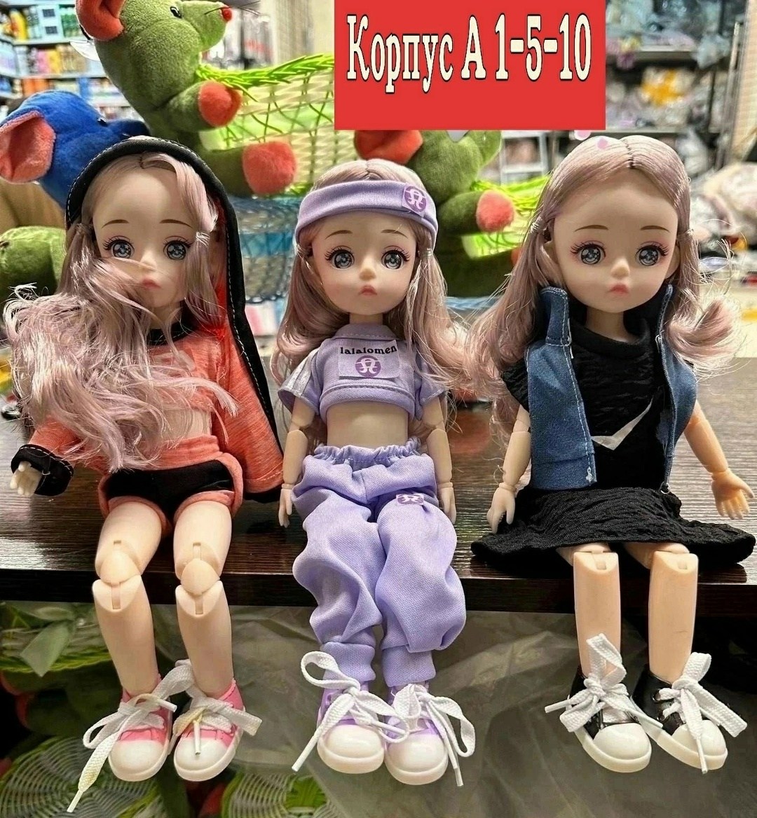 кукла шарнирная,шарнирная кукла 30 см,куклы оптом,кукла аксессуарами,кукла игрушка