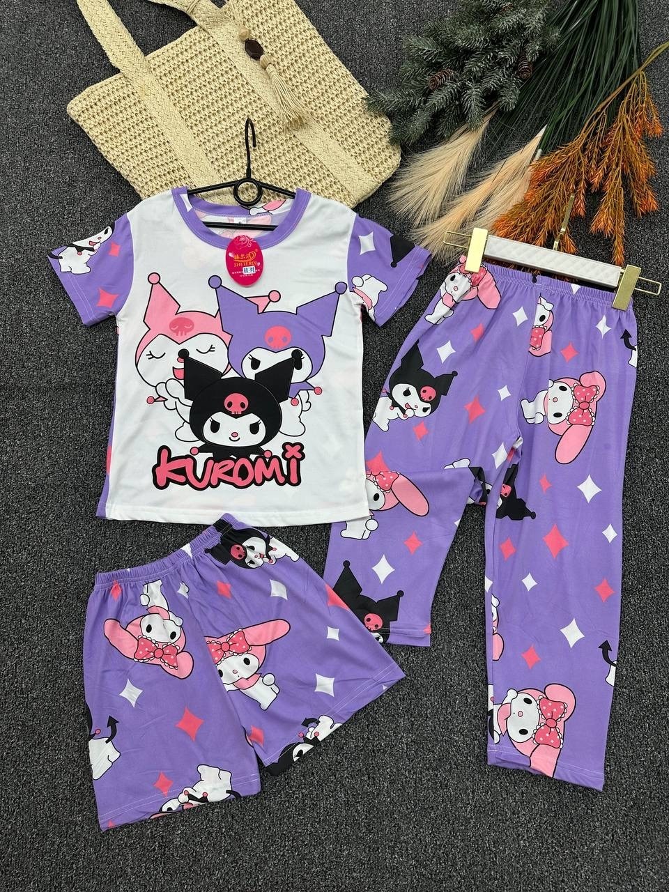 пижама для девочки,пижама с санрио,пижама детская,пижама,пижама для девушек