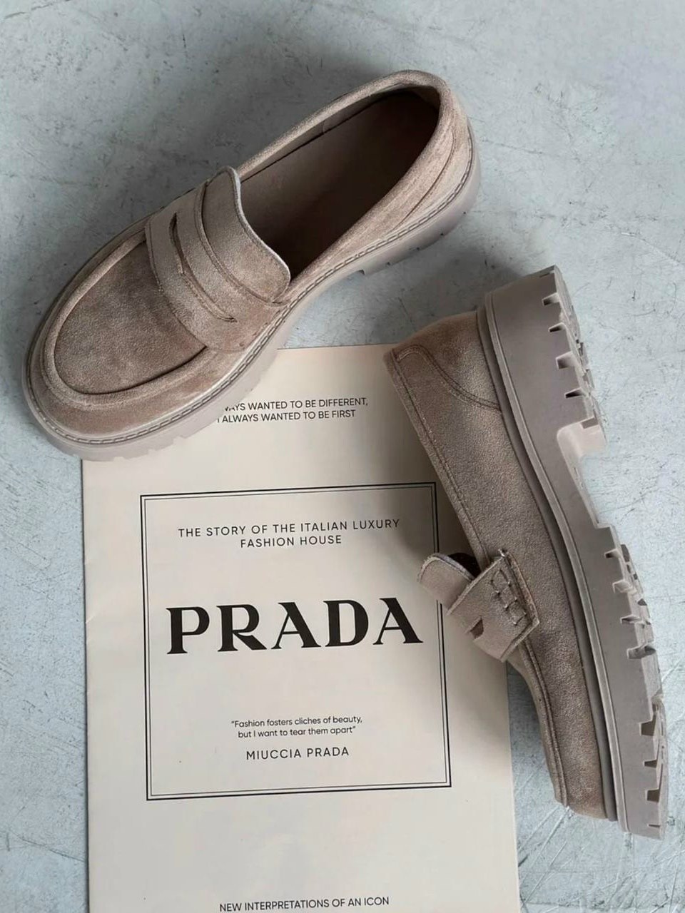 ,замшевые лоферы на платформе,лоферы замшевые,лоферы замш,прада лоферы