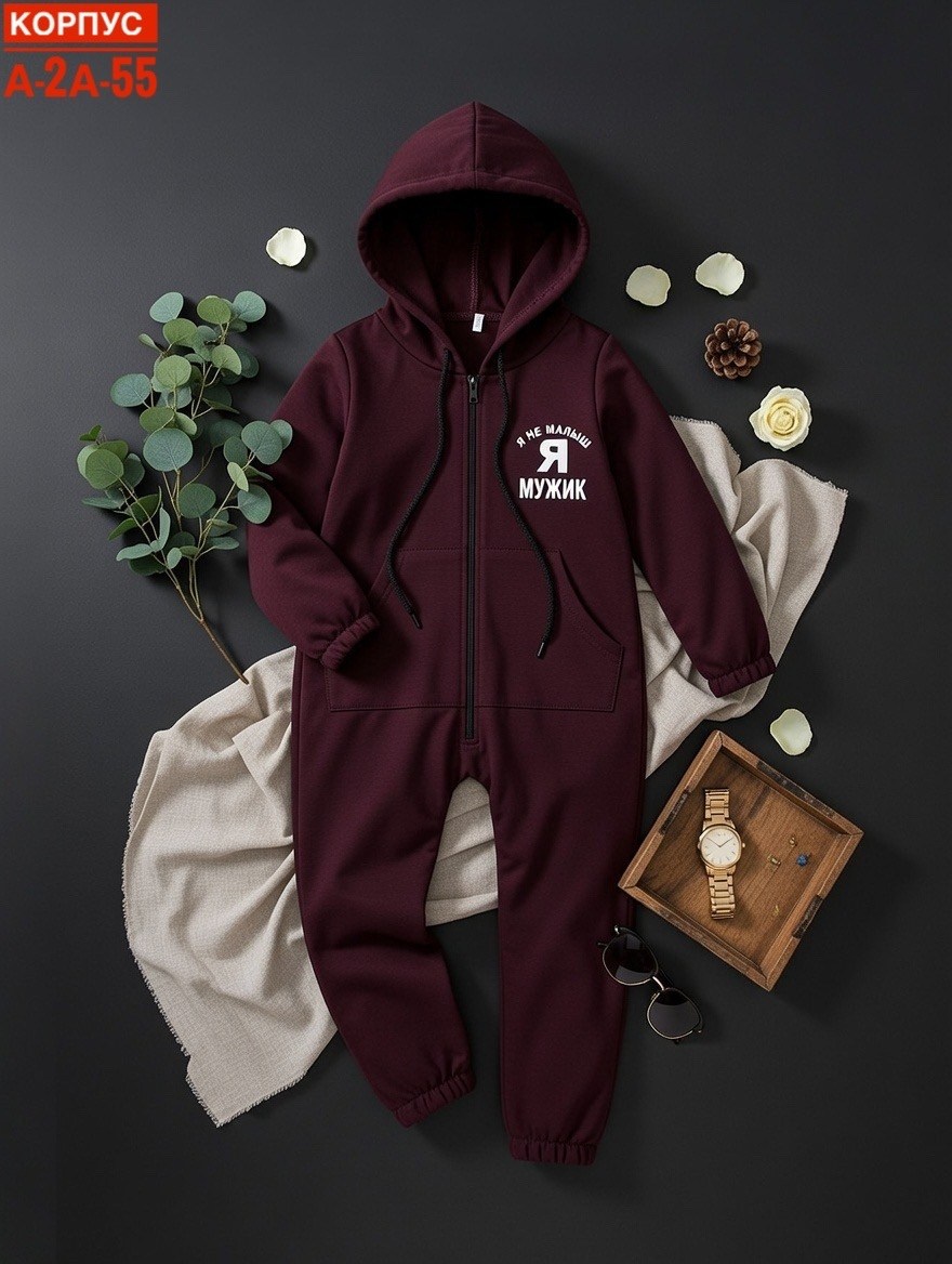 комбинезон на флисе,комбинезон,комбинезон для мальчиков,комбинезон с капюшоном,комбинезон детский