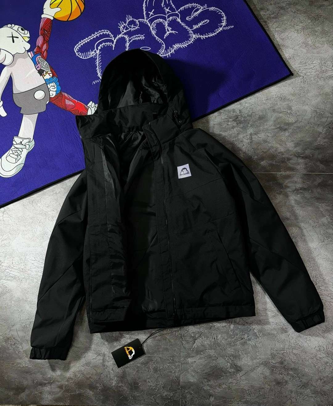 ветровка manto jacket defend black,куртка manto,куртка,куртка унисекс,ветровка manto