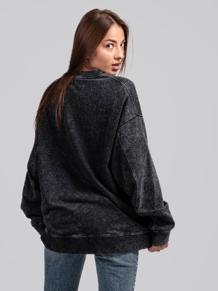 джемпер (свитшот) женский оверсайз из футера с подчесом,свитшот женская,оверсайз свитшот,женский свитшот оверсайз,свитшот оверсайз спортивный