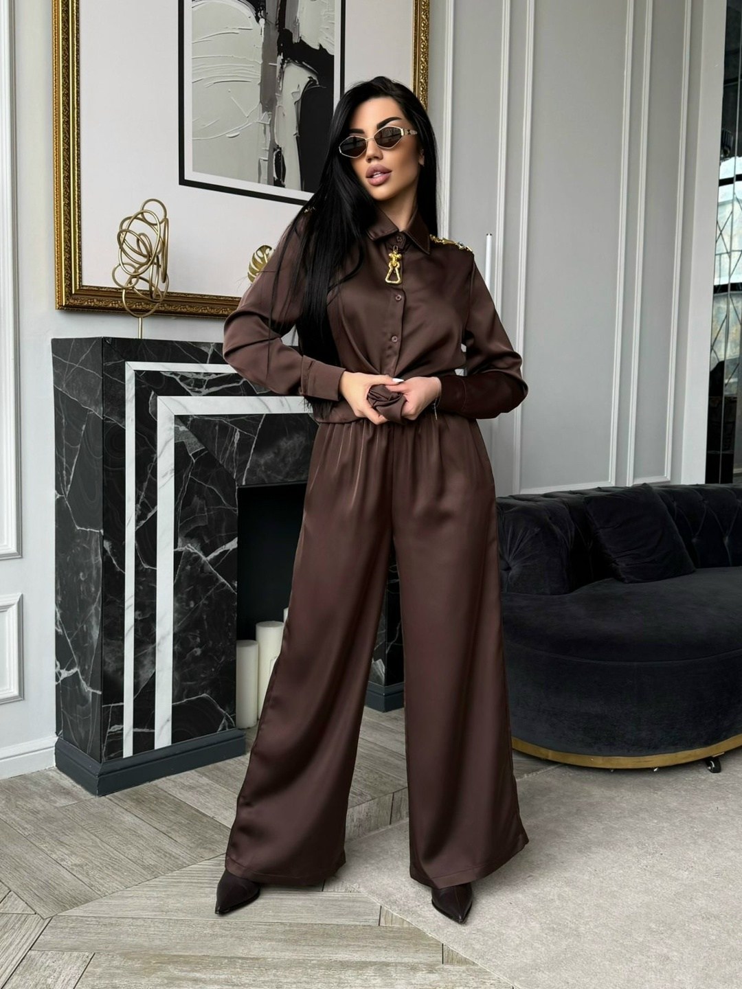 брючный костюм,шелковый костюм,шелковый брючный костюм,костюм с брюками,костюм классический