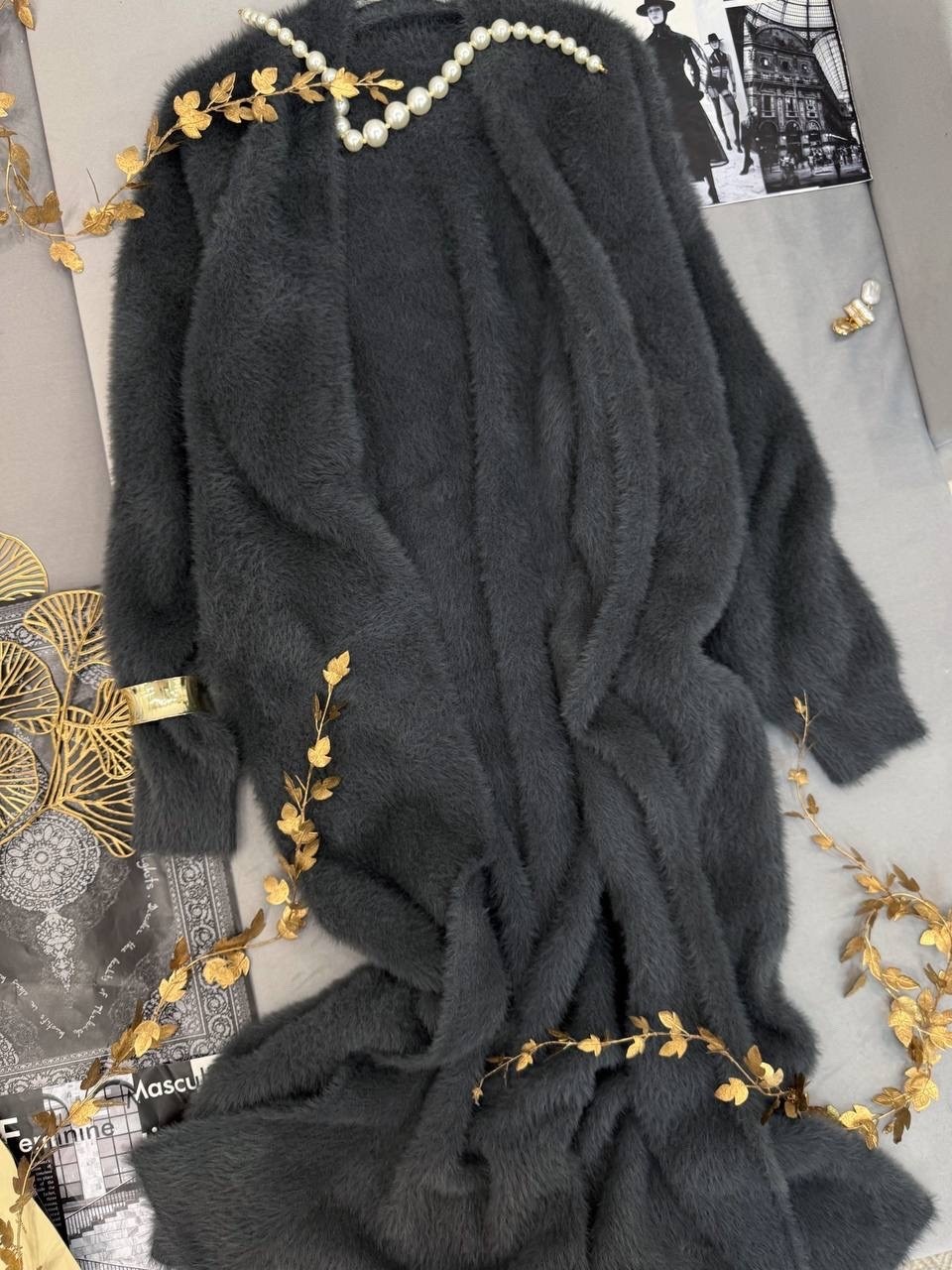 платье свитер,натуральный норковый кашемировый свитер,натуральный норковый кашемировый свитер для женщин,вязаное платье,пушистый кардиган