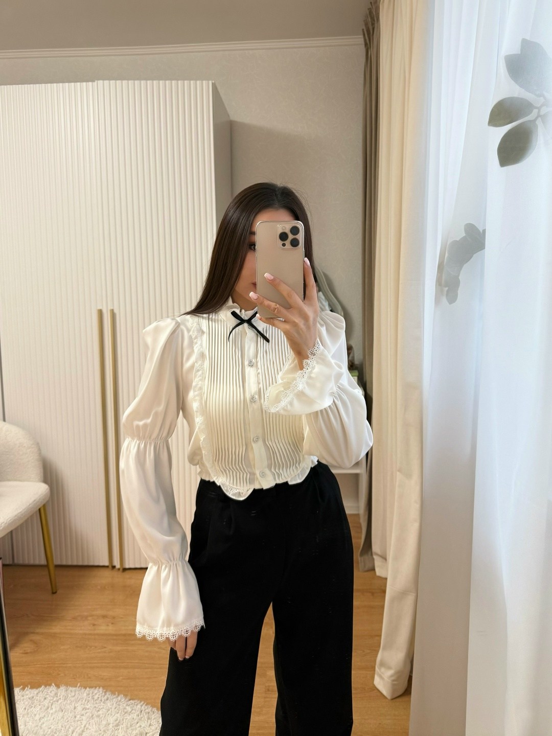 стильная блузка,блузка с оборками,шикарная блузка,модная блузка,блузка с воротником