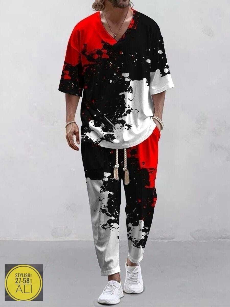мужская мода,костюм для мужчин,костюм с принтом,мужские спортивные костюмы,летние костюмы