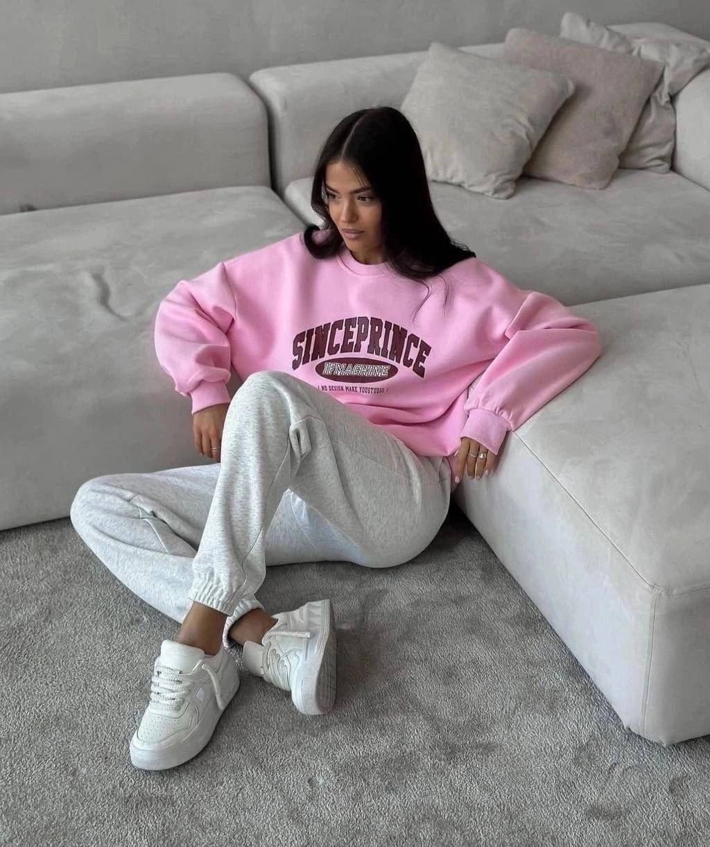 костюм двойка свитшот джоггеры,джоггеры молочный,костюм двойка свитшот + джоггеры,свитшот и джоггеры,спортивные костюм