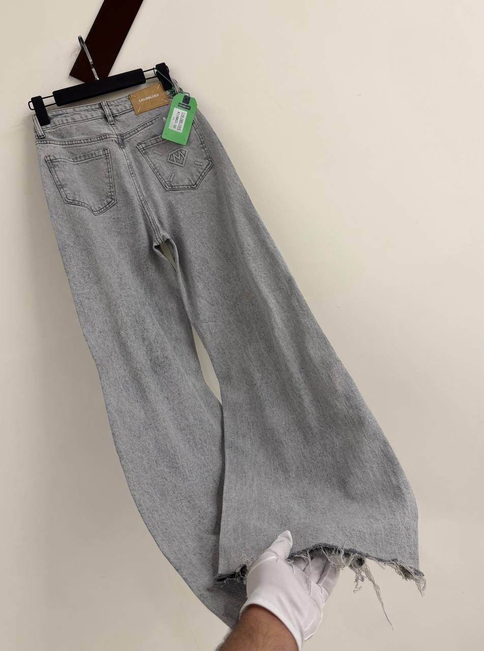 широкие джинсы,рваные джинсы,джинсы женские nk lab серые,серые джинсы широкие,джинсы