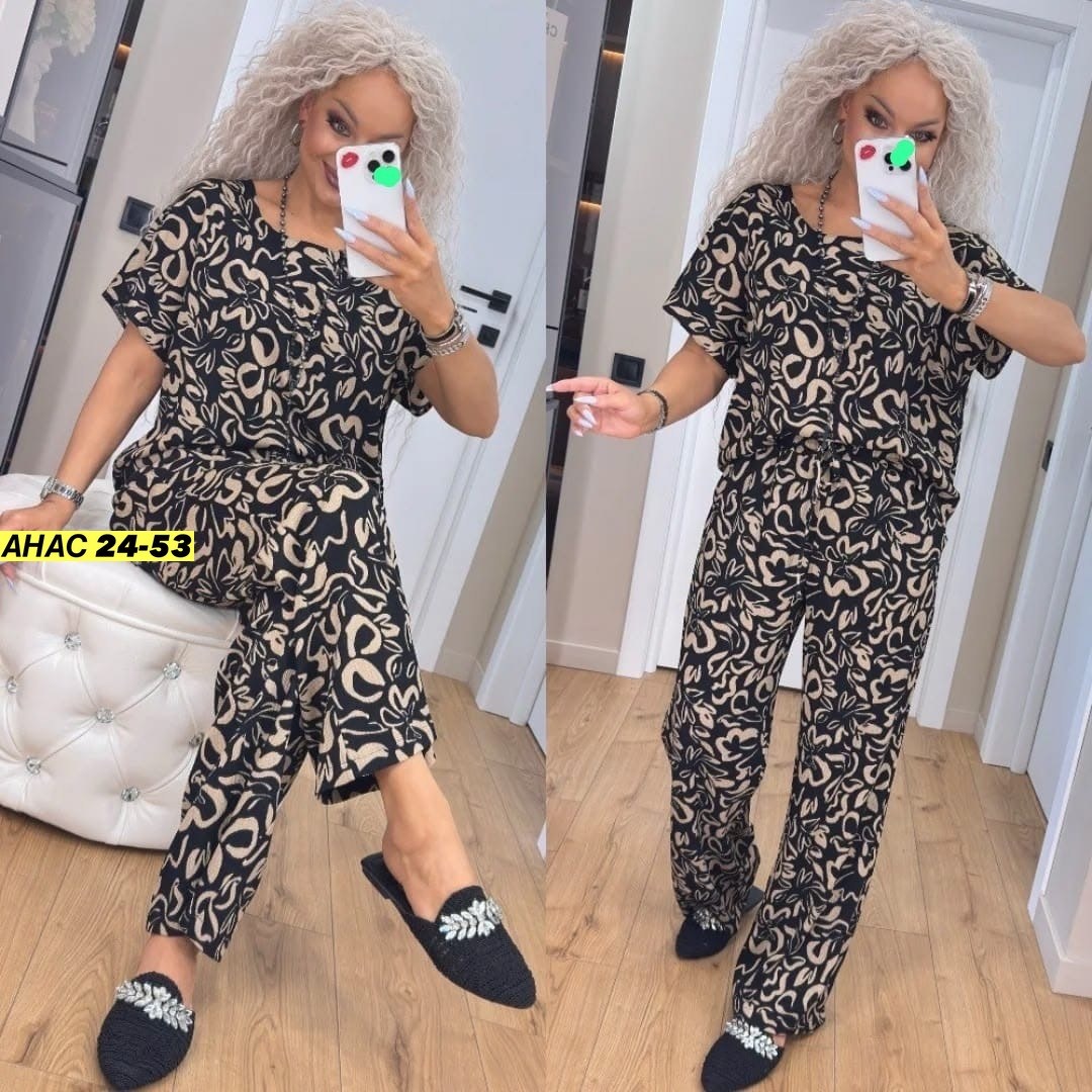 костюмы женские,костюм с брюками,брючные костюмы женские,костюм лапша леопардовые с брюками палаццо широкие,костюм двойка летний брючный