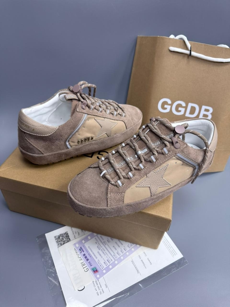 кроссовки golden goose,кроссовки golden goose hi star из замши коричневый,,кеды golden goose,женские кеды golden goose