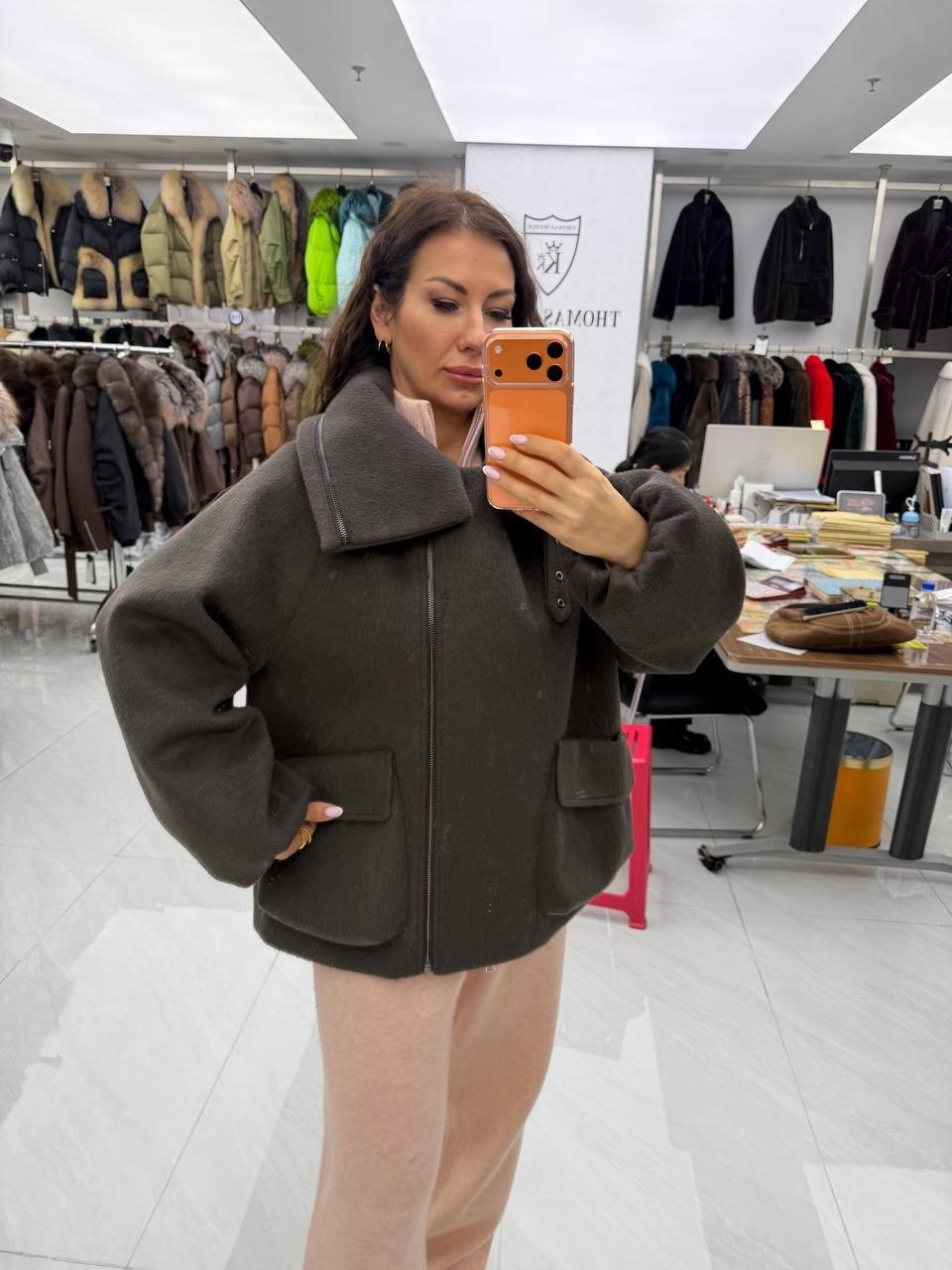 дубленка оверсайз,пальто кашемир,женская куртка,дубленка укороченная,куртка