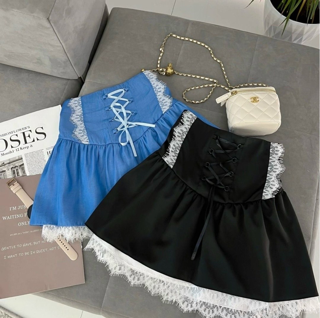 юбка женская,кружевная мини юбка,юбка на завязках,юбка с кружевами,юбка чёрная