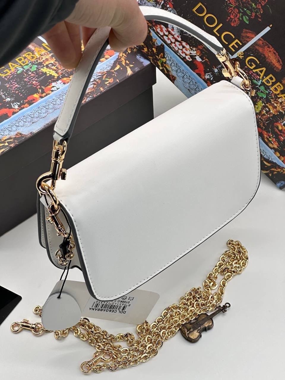 сумка dolce&gabbana,сумка дольче габбана белая,сумка дольче габбана,сумочка модная,модная женская сумка