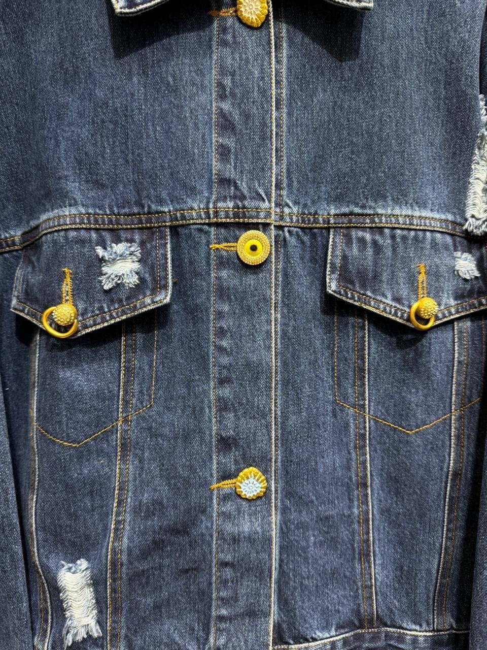 джинсовая куртка,женская джинсовая куртка,джинсовка версаче,джинсовая куртка с карманами,джинсовая куртка versace