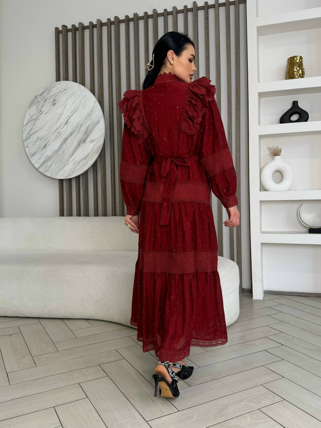 модное платье,платье стиль,платье женская,платье кружевное,бордовое платье