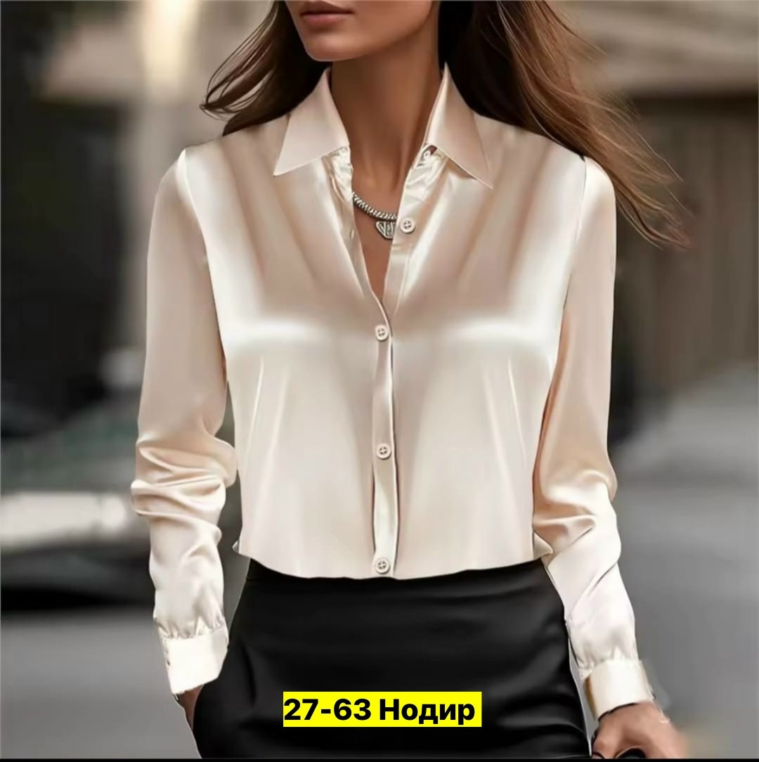 блузка из шелка,блузка женская мода однотонная атласная шелковая рубашка с длинными рукавами,женская шелковая рубашка,блузка женская летняя,женская атласная рубашка