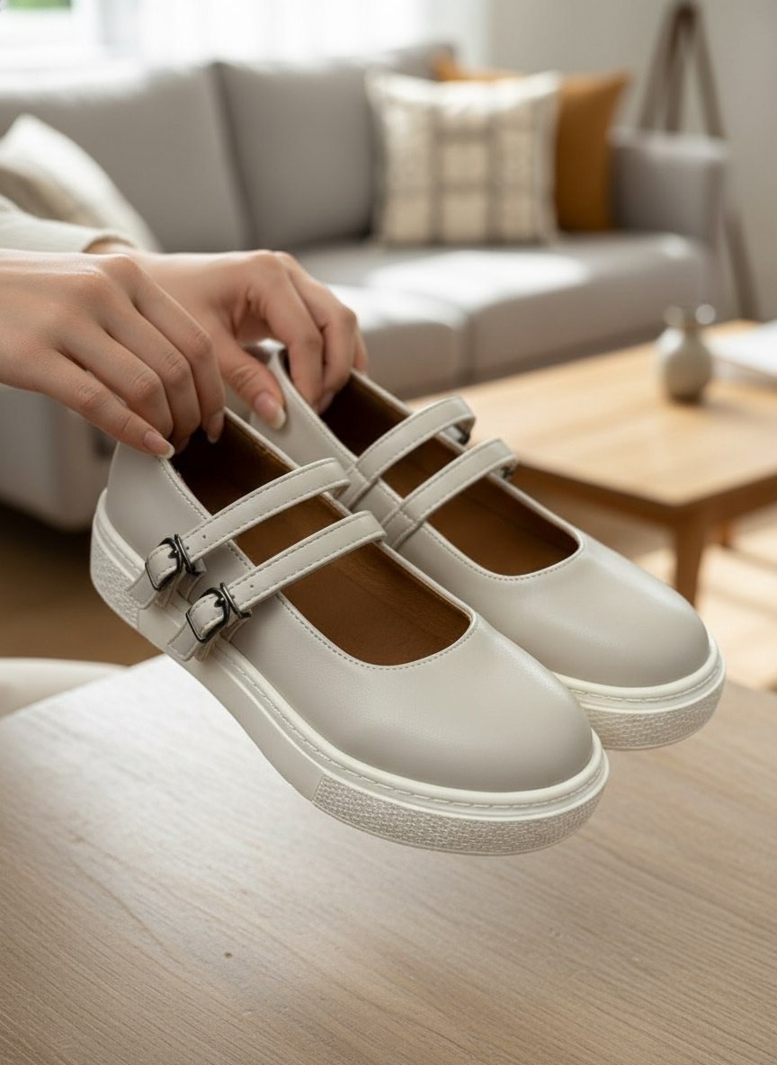 ,женская ,туфли в стиле,туфли мэри джейн,туфли на плоской подошве