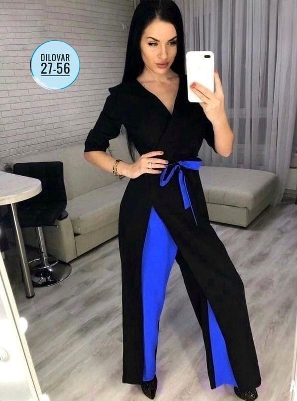 комбинезон вечерний брючный bloom&be,комбинезон вечерний брючный bloom&be 21201339,комбинезон женский,брючный комбинезон,комбинезон костюм вечерний брючный salis