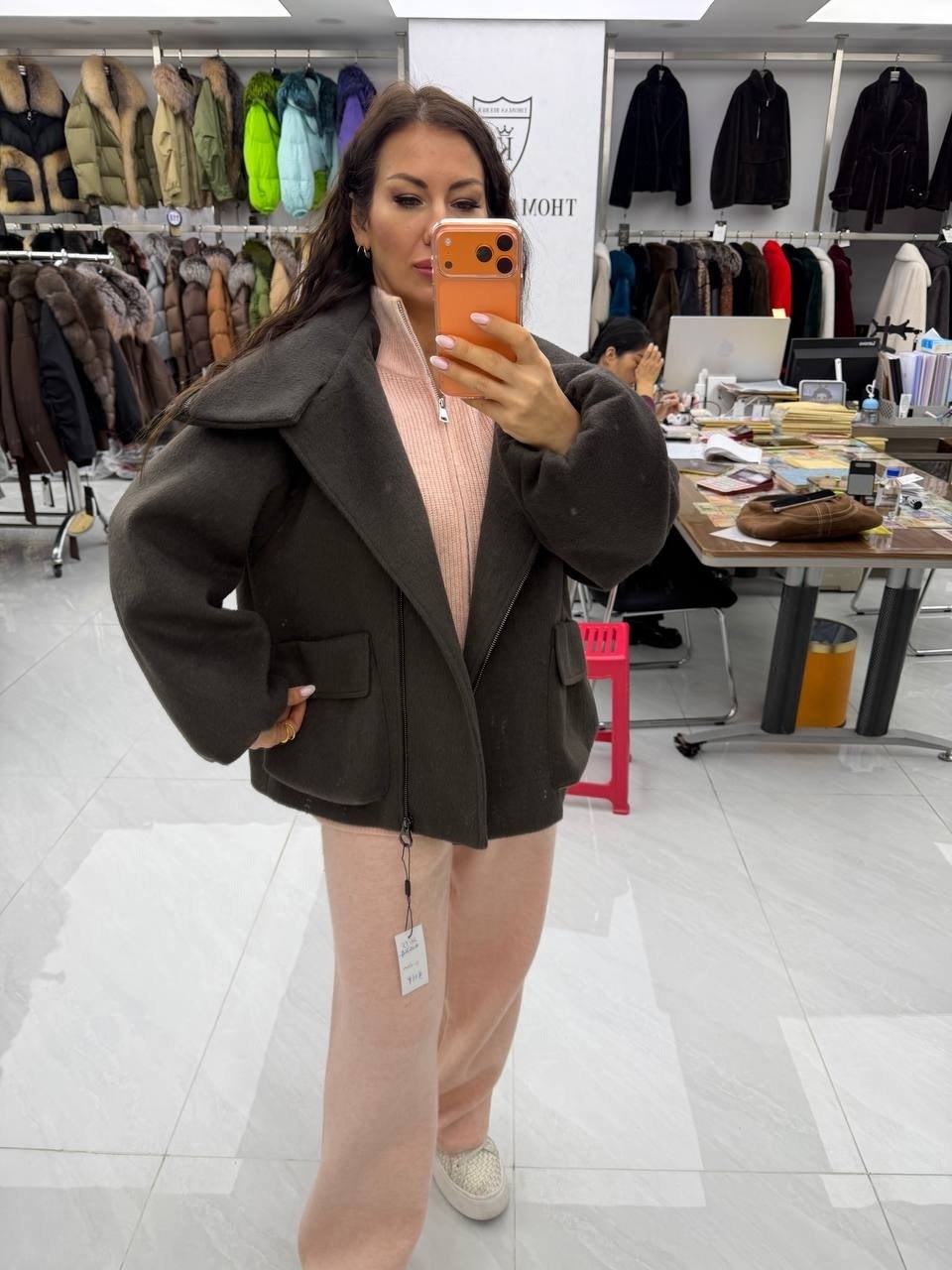 дубленка оверсайз,пальто кашемир,женская куртка,дубленка укороченная,куртка