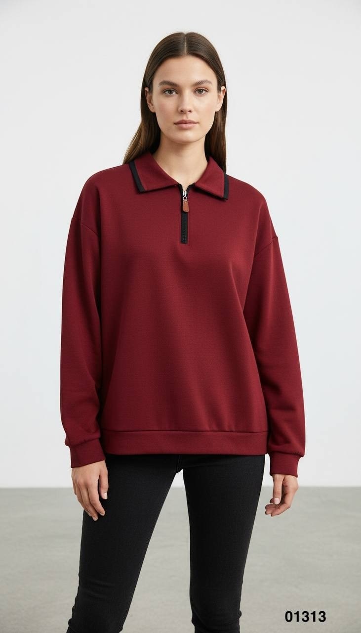 толстовка полузамок марсала на флисе befree,утепленный свитшот с воротником-стойкой на молнии sei tu,свитшот женский,свитшот женский вишнево-красный,утепленный свитшот с воротником-стойкой на молнии
