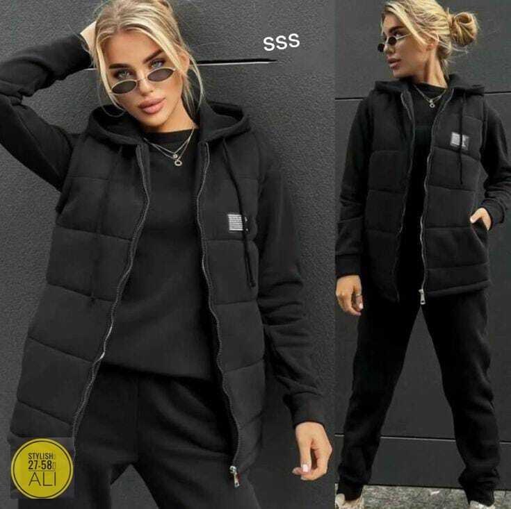 cпортивный костюм женский на флисе,женские костюмы спортивные,костюм женский теплый спортивный,женский костюм тройка,костюм тройка женский с жилетом на флисе