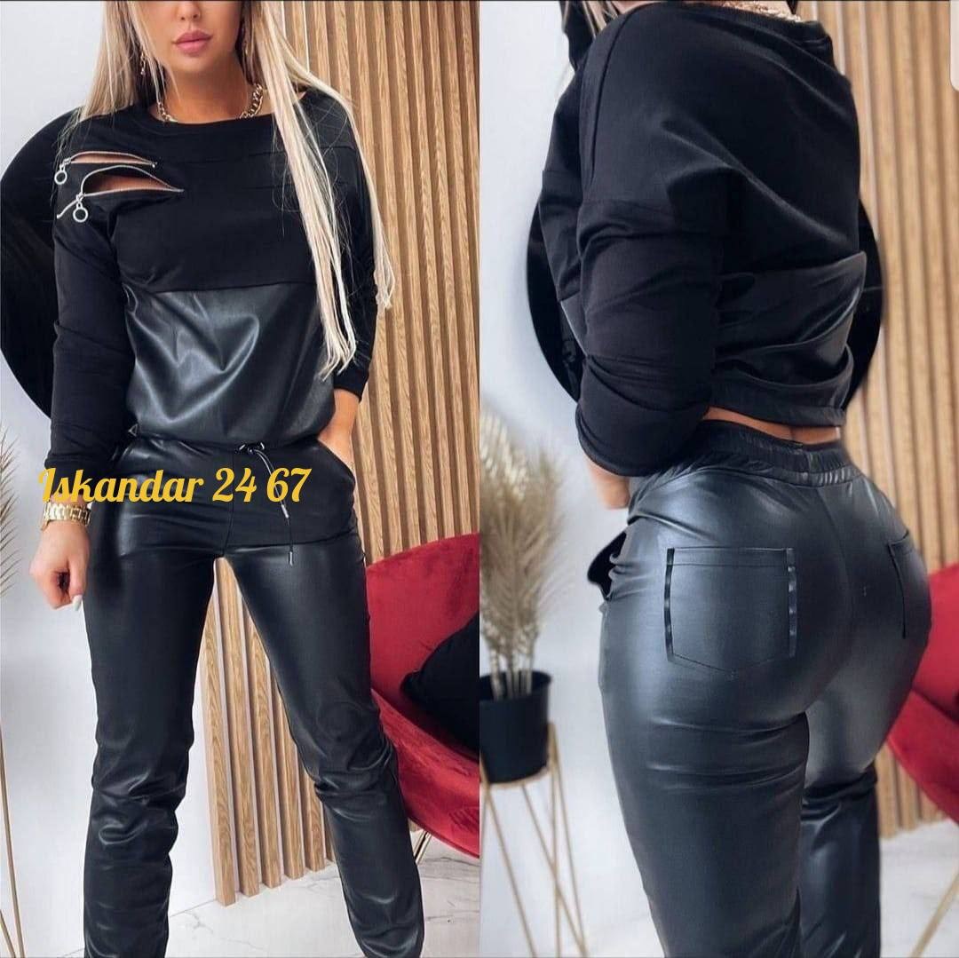 костюм из экокожи,костюм экокожа,костюм из экокожи женский,костюм кожаный женский,женский костюм экокожа