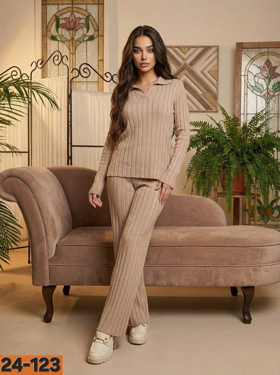 костюм женский: водолазка и штаны (one size) 42-48 арт. 1325579,костюм двойка лапша,женский костюм двойка лапша,костюм женский трикотажный,удобные трикотажные костюмы