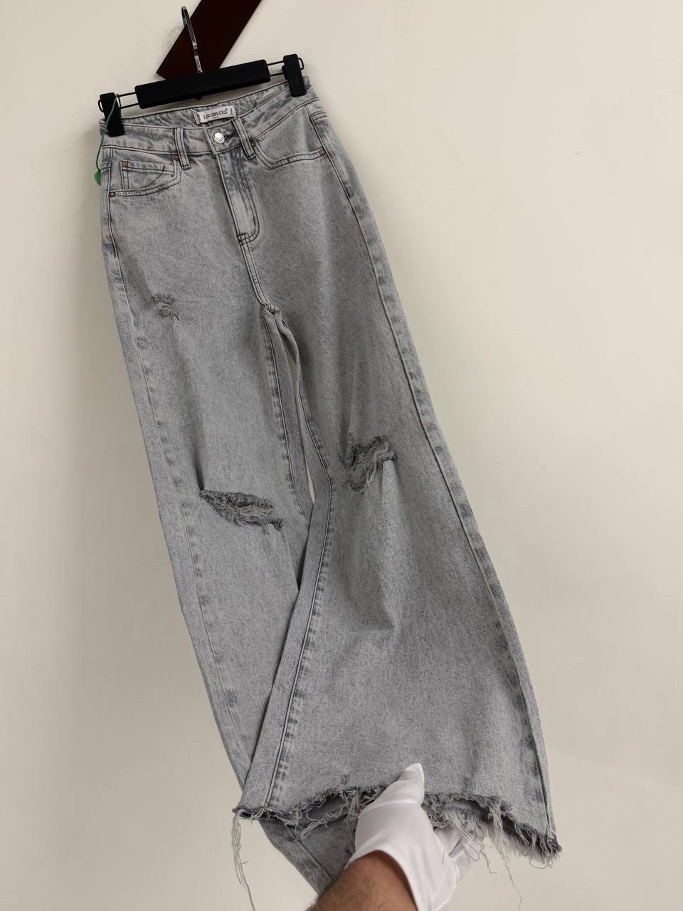 широкие джинсы,рваные джинсы,джинсы женские nk lab серые,серые джинсы широкие,джинсы