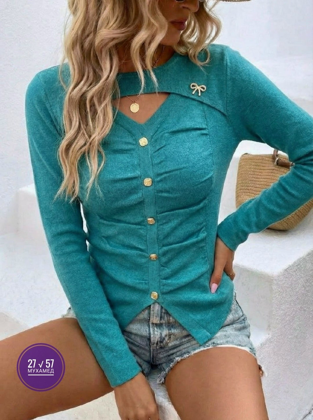 джемпер с пуговицами,кофта женская,кофта на пуговицах,джемпер с декоративными пуговицами,модный джемпер