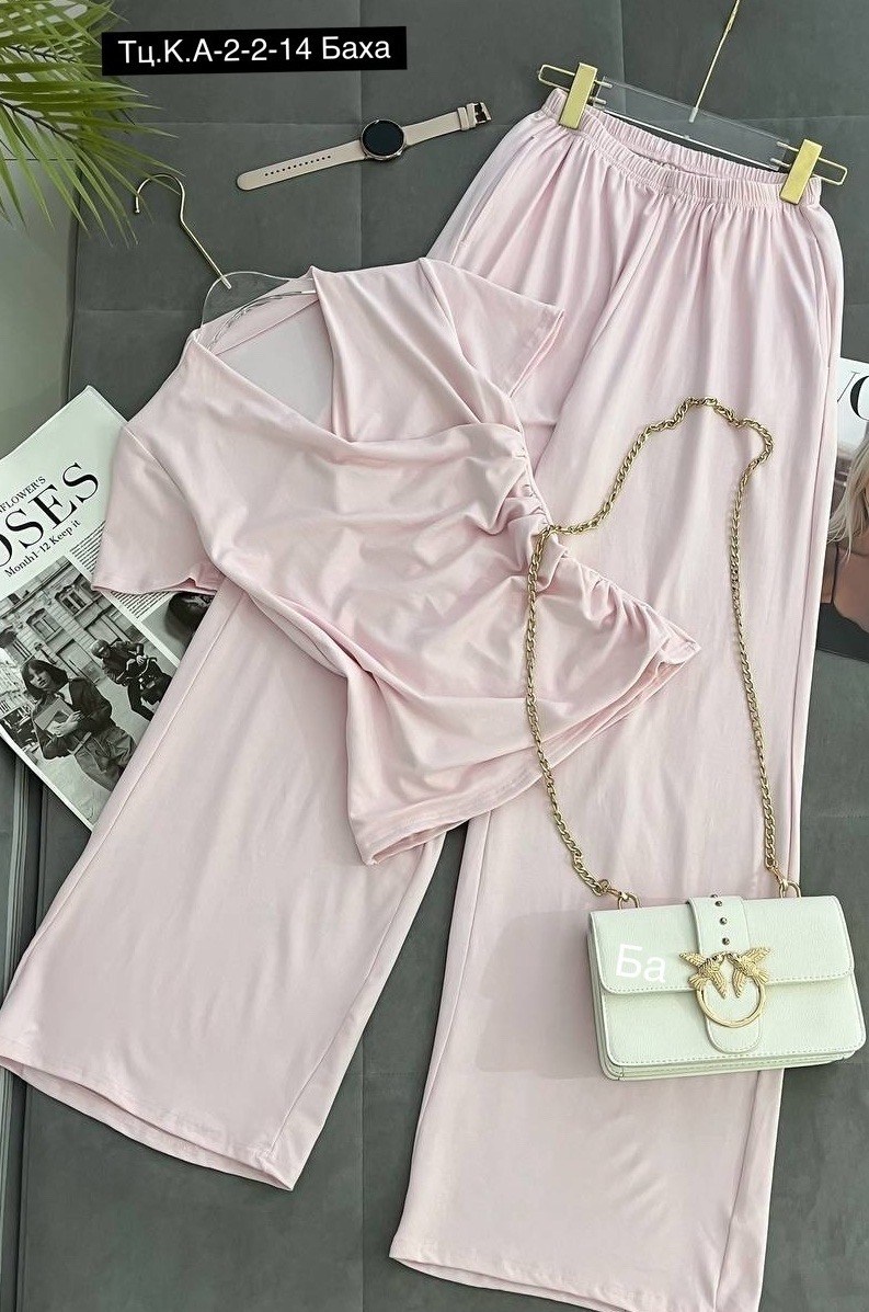 костюм женский,летние костюмы,костюм комплекты,костюм женский летний двойка с брюками палаццо,костюм