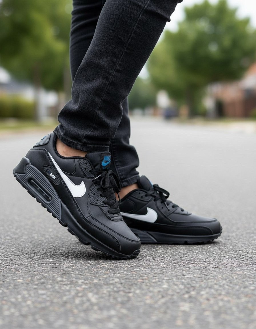 nike air max 90 leather black,кроссовки nike air max 90 leather black,nike air max 90 black,nike air max 90 leather,nike air max 90 черные