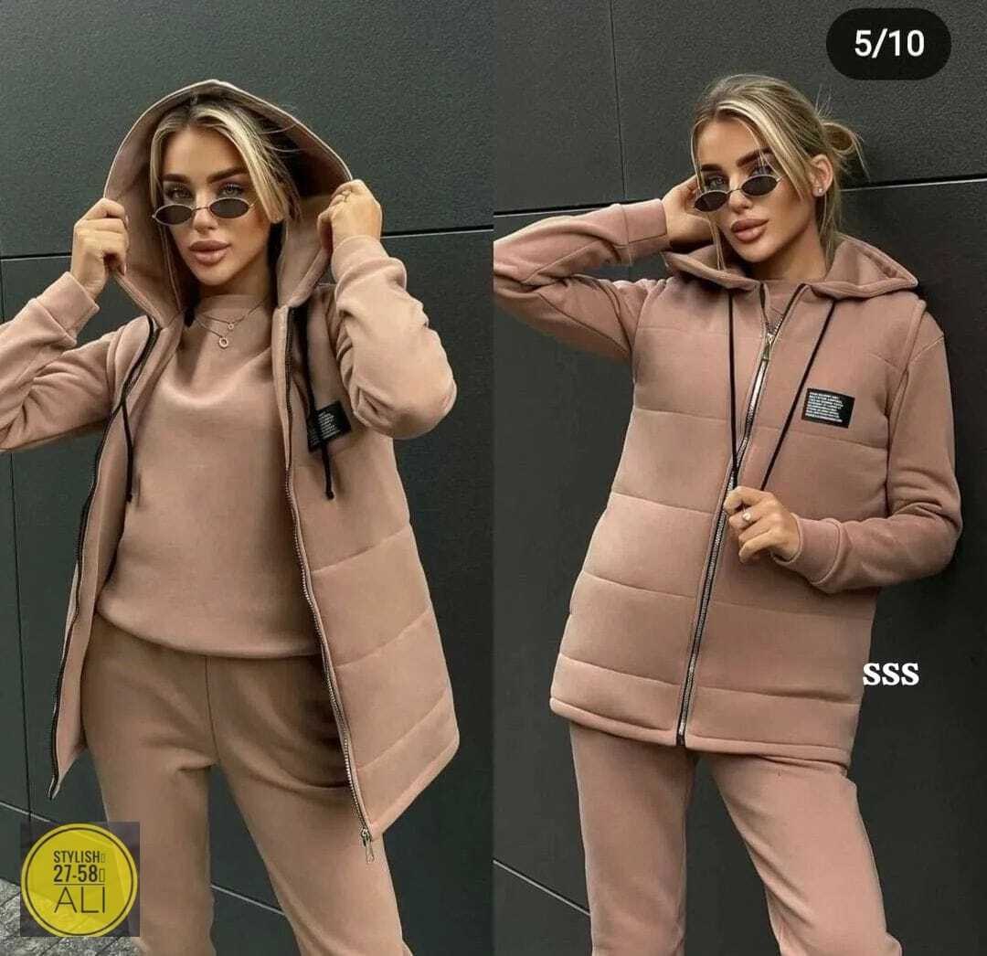 cпортивный костюм женский на флисе,женские костюмы спортивные,костюм женский теплый спортивный,женский костюм тройка,костюм тройка женский с жилетом на флисе