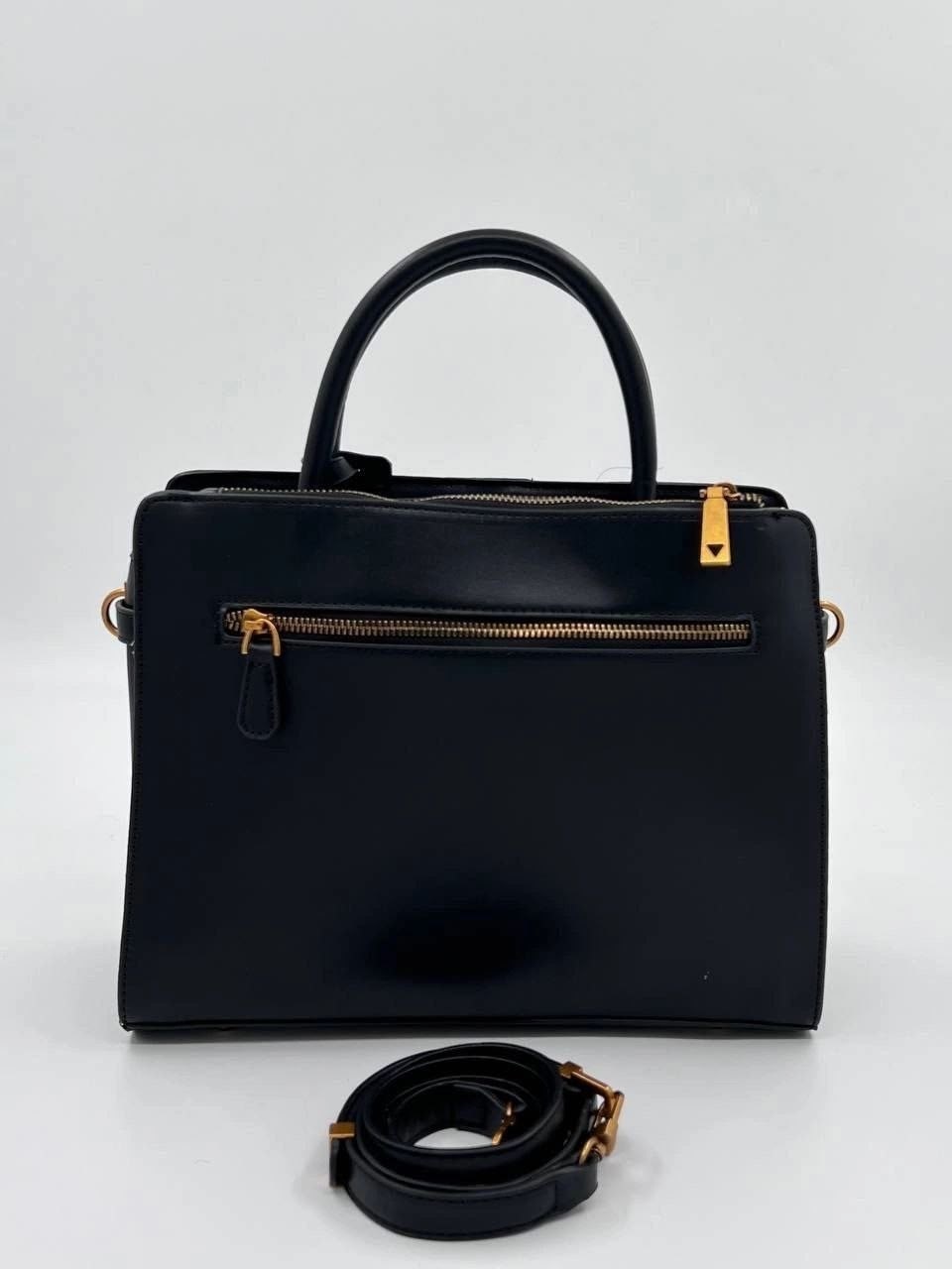 сумка женская guess,cумка guess,сумка женская guess hwvz8734060 черный,сумка guess с замочком и вертикальными вставками, черный,сумка женская guess hwvb85 черный