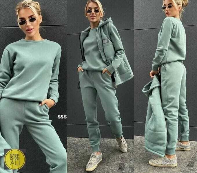 cпортивный костюм женский на флисе,женские костюмы спортивные,костюм женский теплый спортивный,женский костюм тройка,костюм тройка женский с жилетом на флисе