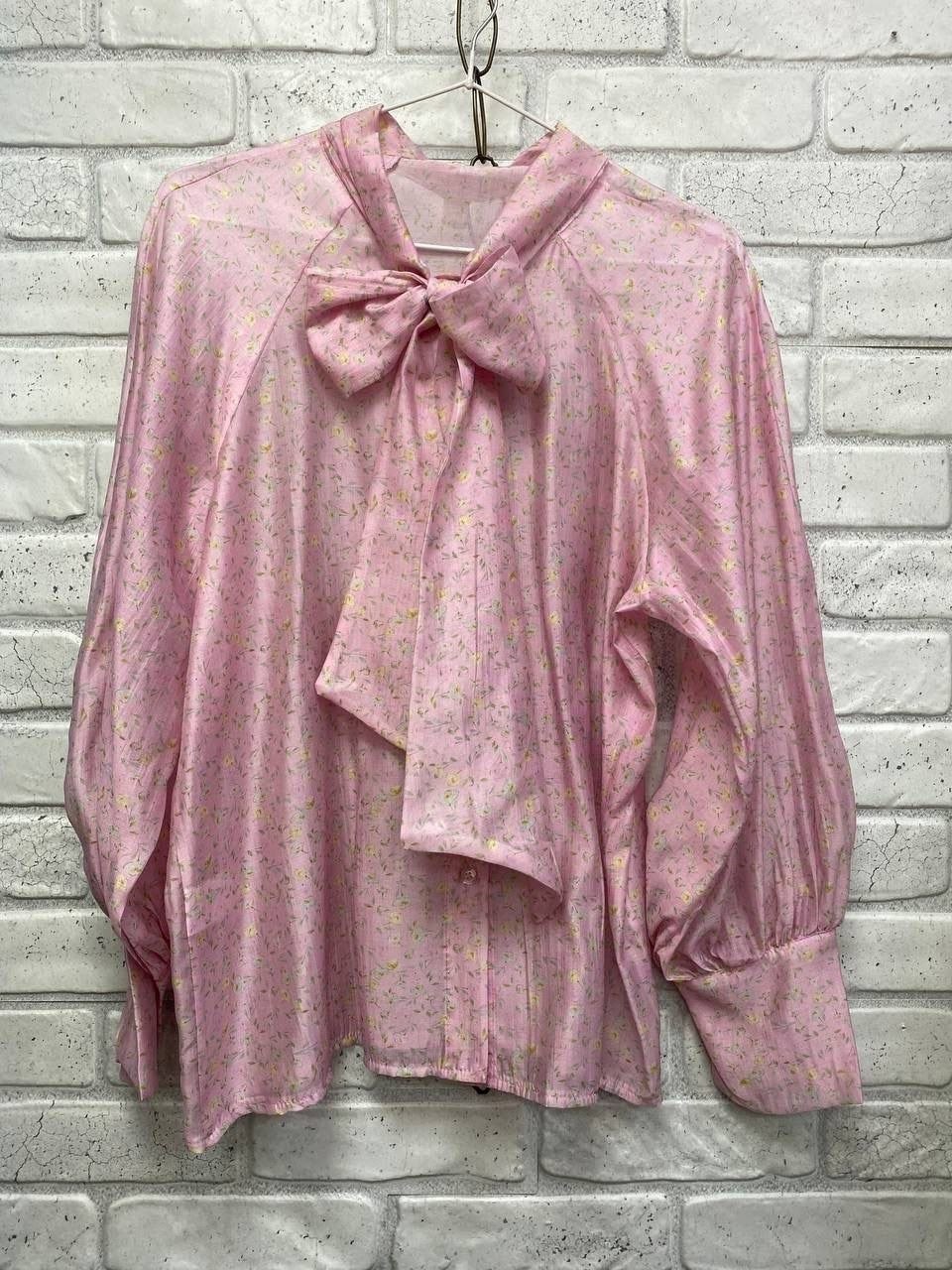 блузка с бантом,блуза,блузка винтажная,блузка розовая,блузка модная