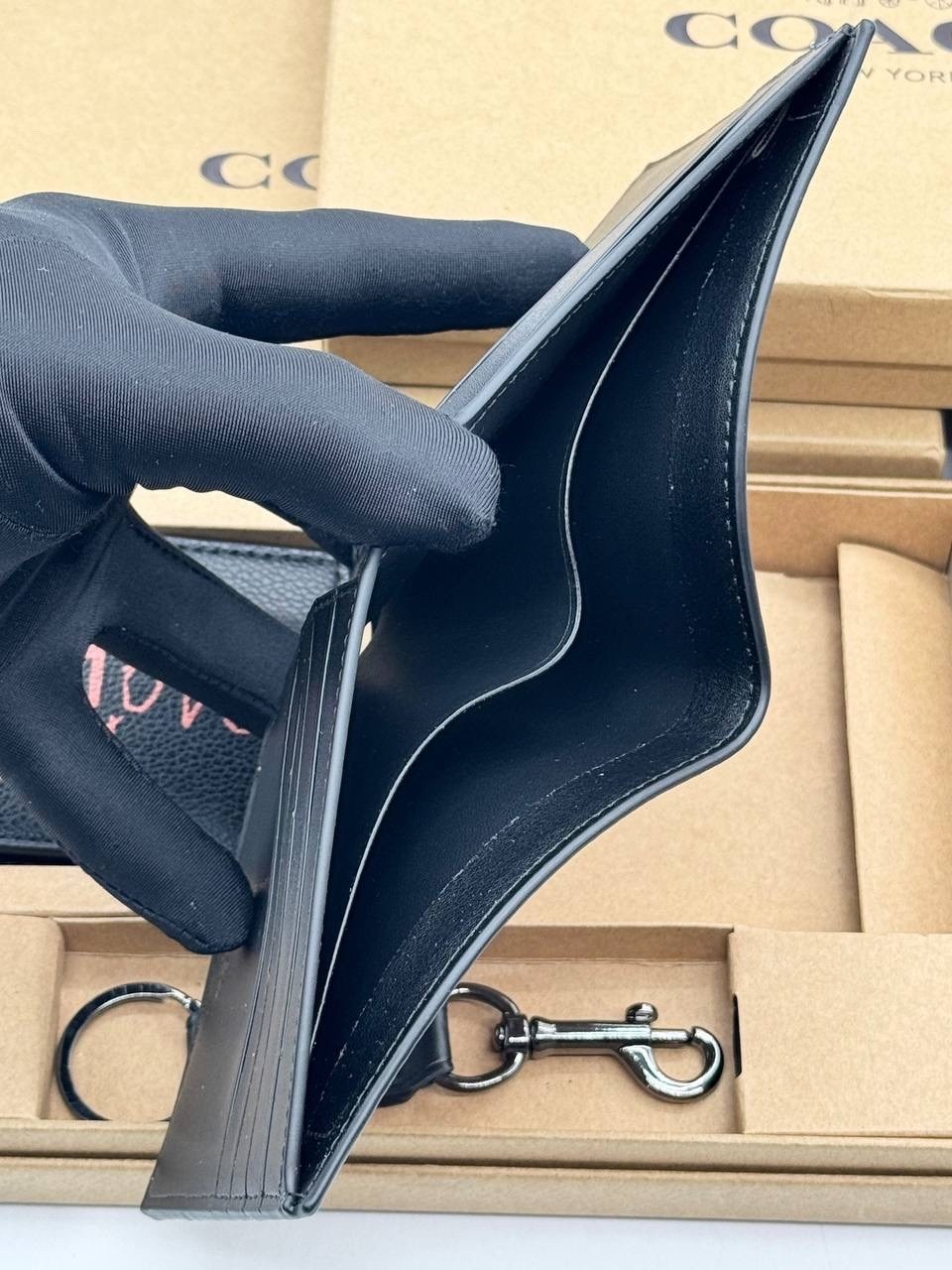 кошелек coach,мужские кошельки,мужские аксессуары,упаковка подарочная,подарочная коробка