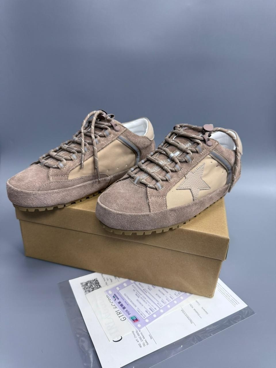 кроссовки golden goose,кроссовки golden goose hi star из замши коричневый,,кеды golden goose,женские кеды golden goose
