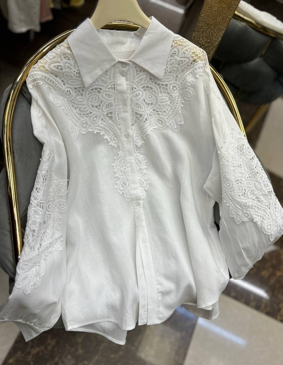 рубашка женская,элегантная рубашка,рубашка с кружевом,кружевная блузка,блузка с вышивкой
