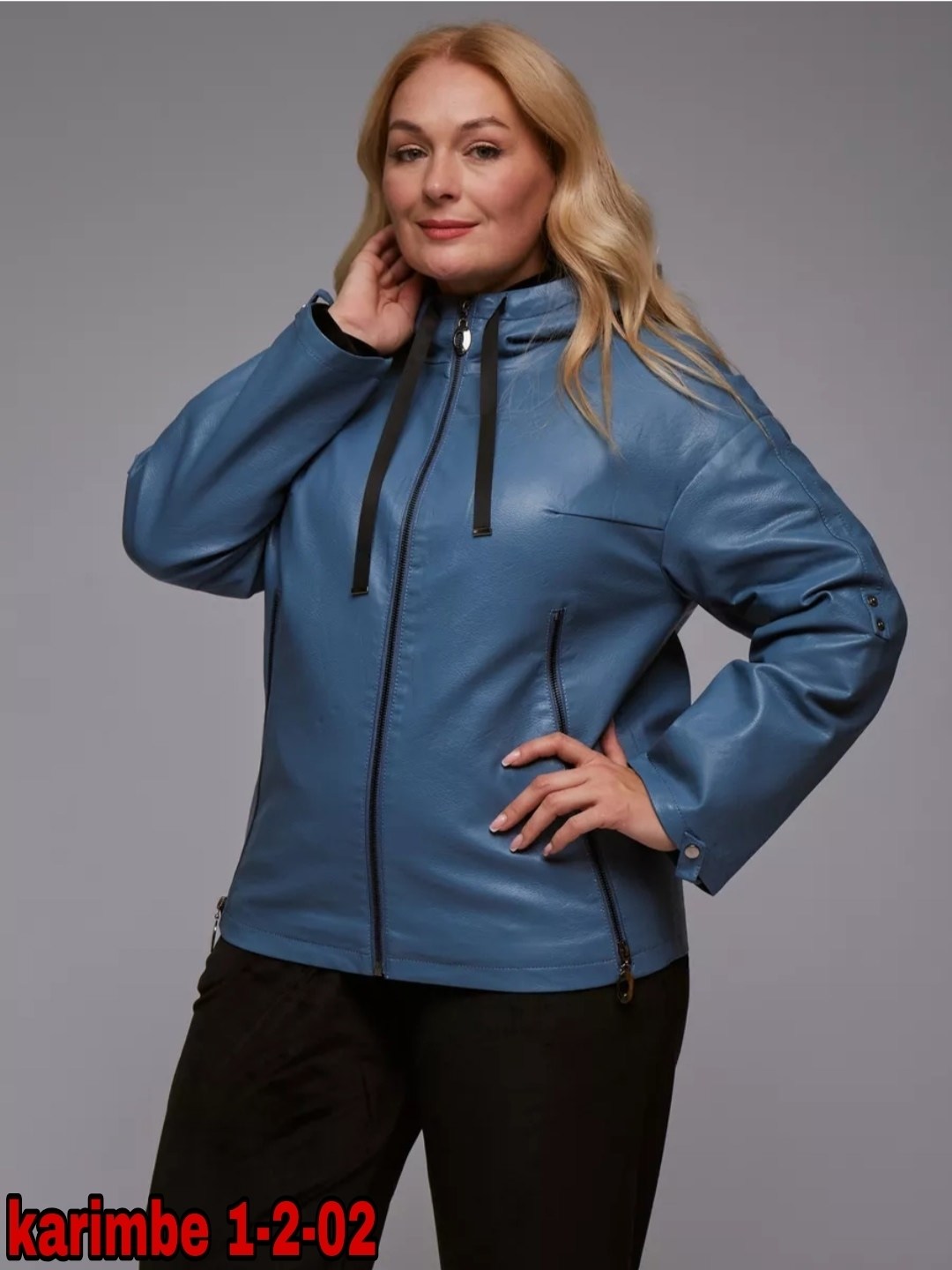 женская кожаная куртка из эко-кожи с капюшоном мосмеха,женская кожаная куртка из эко-кожи с капюшоном,куртка кожаная,женская кожаная куртка,кожаная куртка женская мосмеха 8023320 черная 58 ru