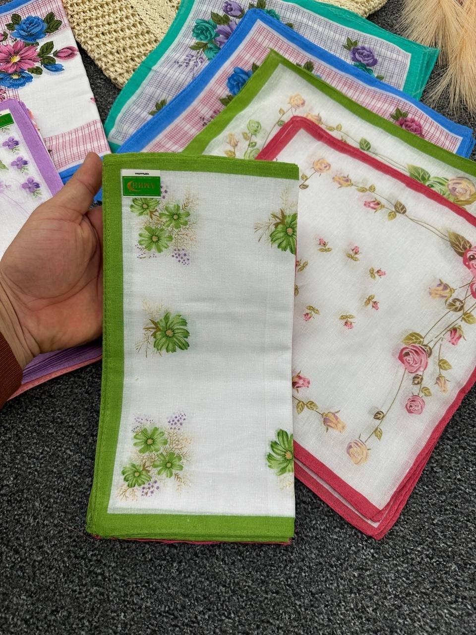 носовые платки,платочки носовые,носовые платки женские,набор женских носовых платков,носовые платки хлопковые