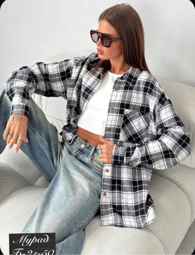 рубашка женская в клетку оверсайз,рубашка оверсайз в клетку betrendy wear,рубашка оверсайз в клетку удлиненная,рубашка оверсайз в клетку удлиненная thirteen brand,женская рубашка в клетку