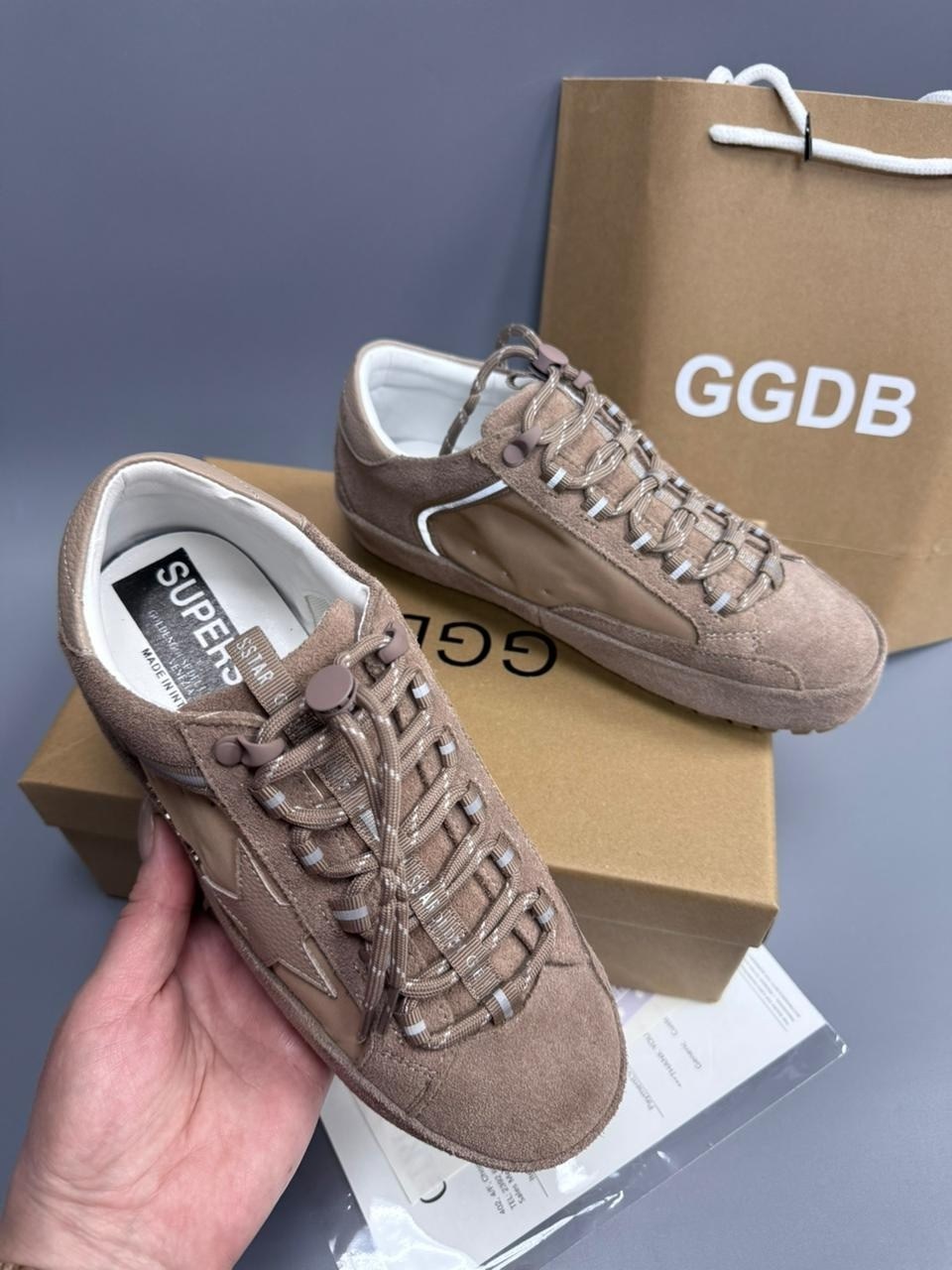 кроссовки golden goose,кроссовки golden goose hi star из замши коричневый,,кеды golden goose,женские кеды golden goose